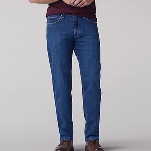 NEW LEE MENS REGULAR FIT JEANS SIZE:38x30